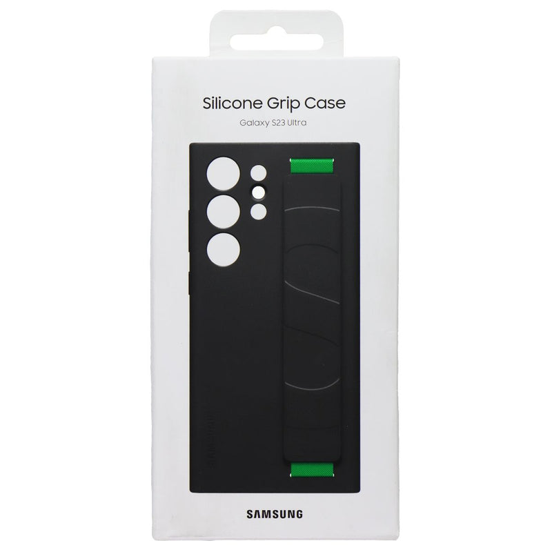 Samsung Silicone Grip Case for Galaxy S23 Ultra - Black