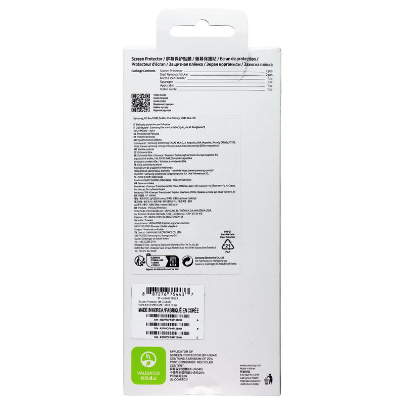 Samsung Screen Protector for Galaxy A54 (5G) - Clear