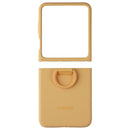 SAMSUNG Official Silicone Cover Case with Ring for Galaxy Z Flip5 - Apricot