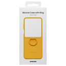 SAMSUNG Official Silicone Cover Case with Ring for Galaxy Z Flip5 - Apricot