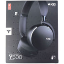 AKG Y500 On-Ear Foldable Wireless Bluetooth Headphones - Black (US Version)