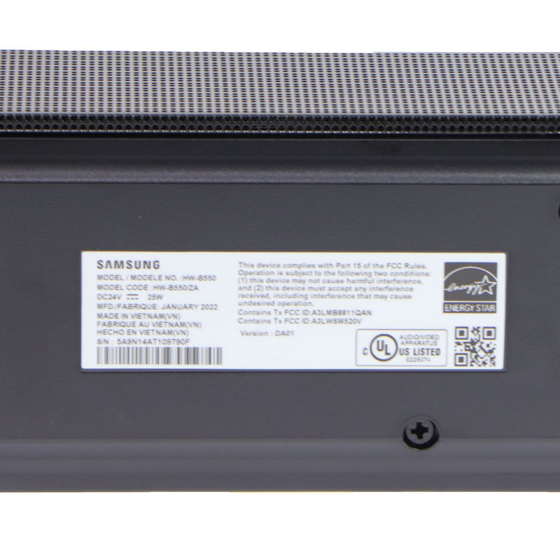 Samsung B-Series Dolby Audio Soundbar (HW-B550) - Black (Soundbar ONLY)