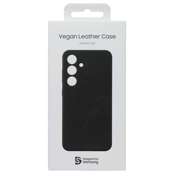 Samsung Official Vegan Leather Case for Galaxy S24 - Black