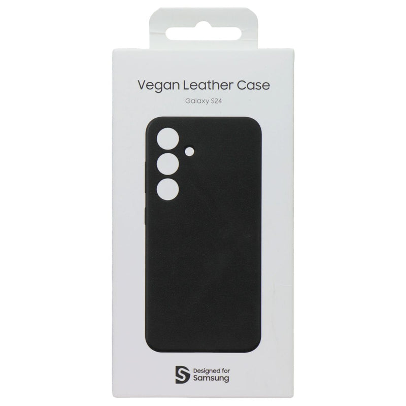 Samsung Official Vegan Leather Case for Galaxy S24 - Black