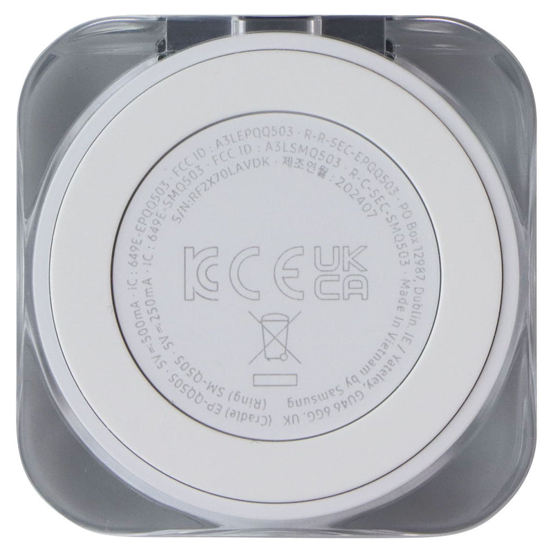 Samsung Galaxy Ring USB-C Charging Case, Size 5 (EP-QQ505) - Crystal Clear