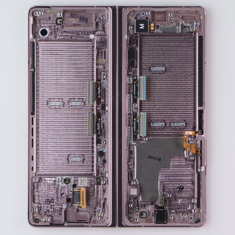 Repair Part SVC LCD Assem Kit E/RN/PF for Galaxy Z Fold2 SM-F916 - Bronze/Red