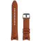 Samsung Hybrid Leather Silicone Watch Band for Galaxy Watch (20mm) - Camel (M/L)