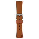 Samsung Hybrid Leather Silicone Watch Band for Galaxy Watch (20mm) - Camel (M/L)