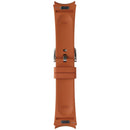 Samsung Hybrid Leather Silicone Watch Band for Galaxy Watch (20mm) - Camel (M/L)