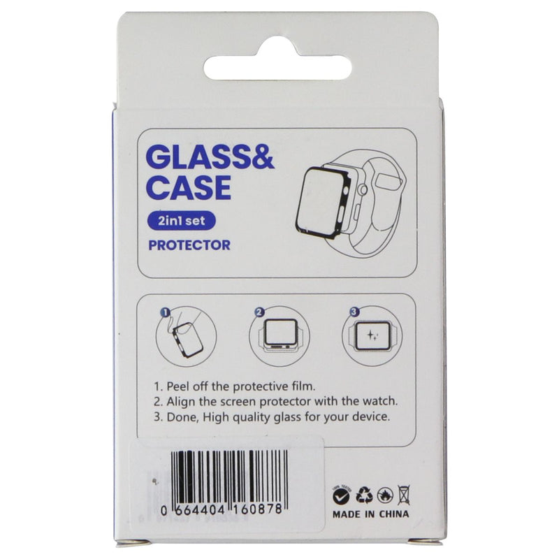 Lito S+ Glass & Case (2 in 1 Set) for Samsung Galaxy Watch6 (44mm) - Black