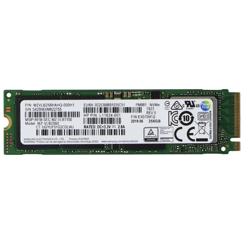 Samsung 256GB SSD M.2 for Laptops (MZ-VLB2560)