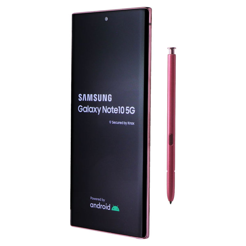 Samsung Galaxy Note10 5G (6.3-in) Smartphone SM-N971N Unlocked - 256GB/Aura Pink