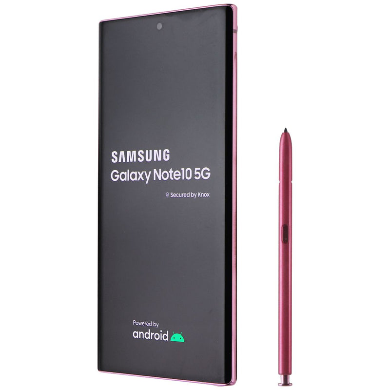 Samsung Galaxy Note10 5G (6.3-in) Smartphone SM-N971N Unlocked - 256GB/Aura Pink