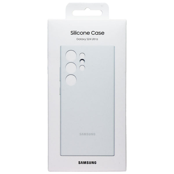Samsung Official Silicone Case for Samsung Galaxy S24 Ultra - White