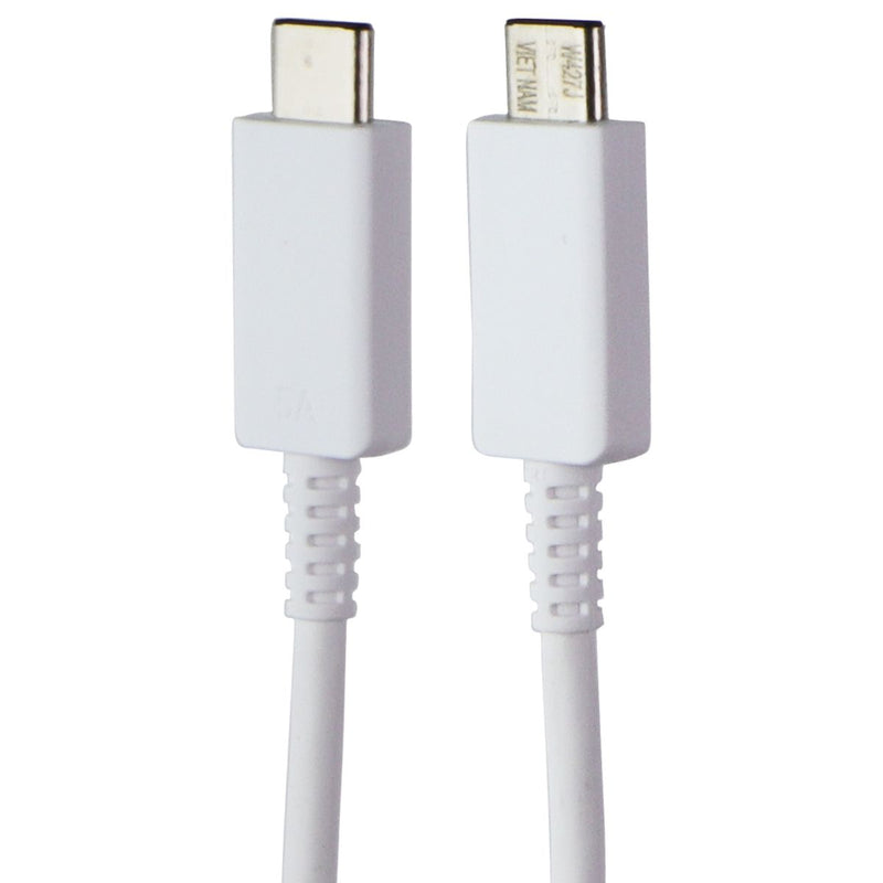 Samsung (1.8 m/5A) USB Cable - USB-C to USB-C - White (EP-DX510JWE)