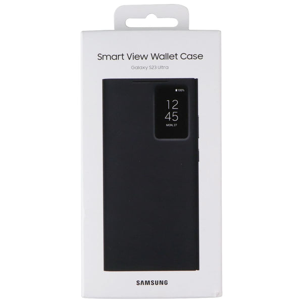 Samsung Smart View Wallet Case for Galaxy S23 Ultra - Black