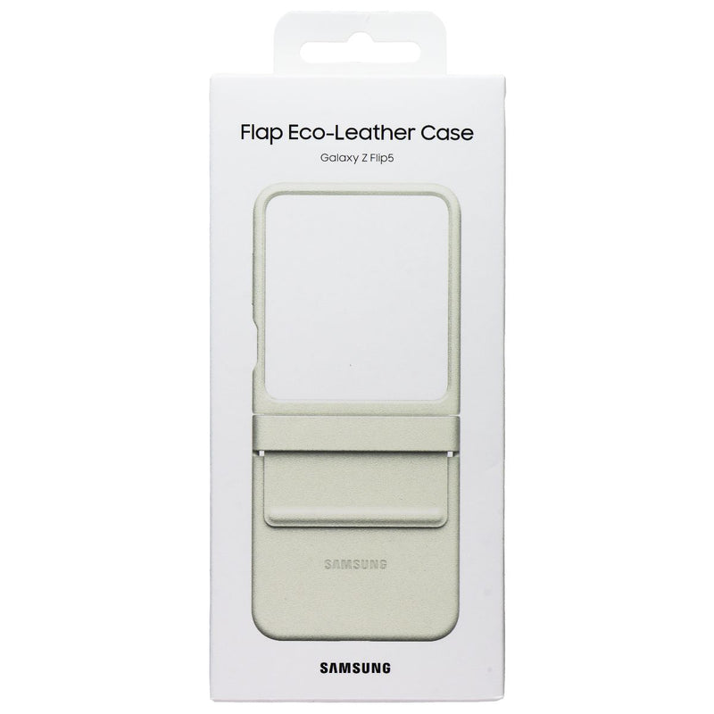 Samsung Flap Eco-Leather Case for Samsung Galaxy Z Flip5 - Cream