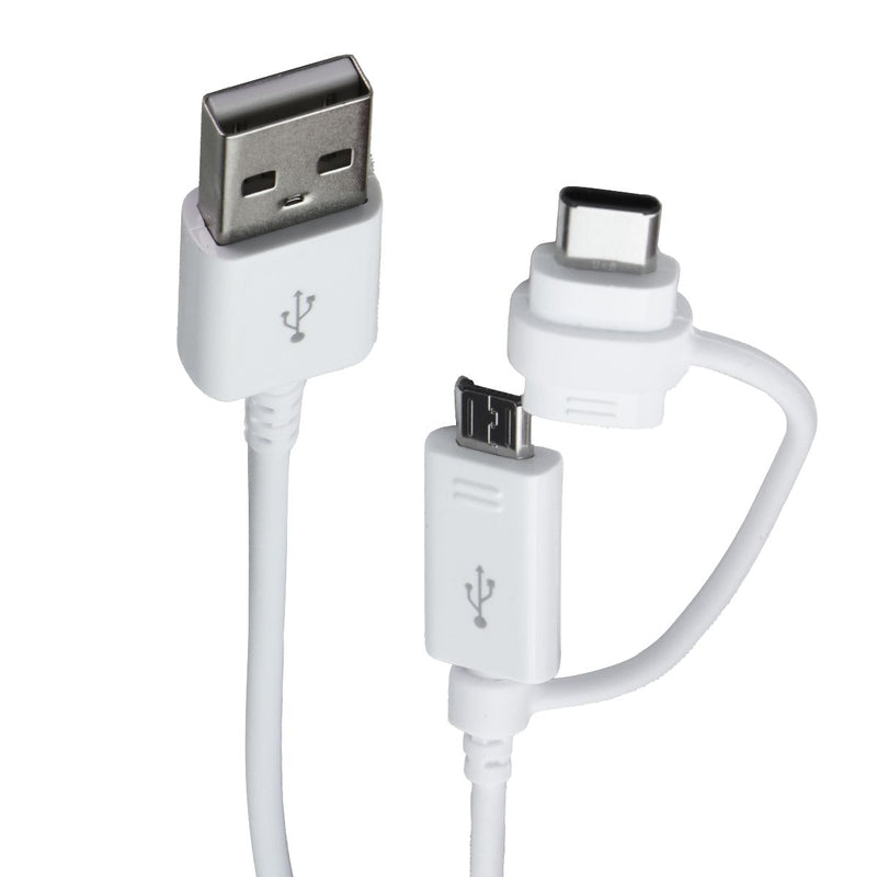 Samsung (1.5m) USB Cable - USB-A to Combo (USB-C / Micro) - White (EP-DG930DWE)