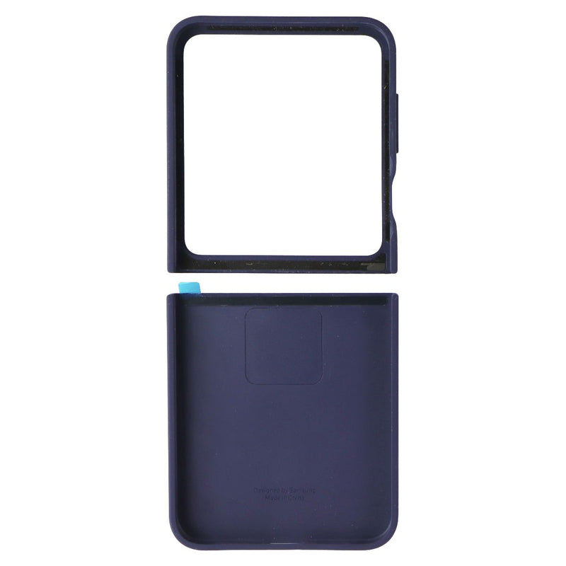 Samsung Official Silicone Case with Ring for Galaxy Z Flip6 - Navy