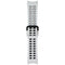 Samsung (20mm, M/L) Extreme Sport Band for Samsung Galaxy Watch4 - White/Black