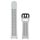 Samsung (20mm, M/L) Extreme Sport Band for Samsung Galaxy Watch4 - White/Black
