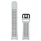 Samsung (20mm, M/L) Extreme Sport Band for Samsung Galaxy Watch4 - White/Black