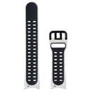 Samsung (20mm, M/L) Extreme Sport Band for Samsung Galaxy Watch4 - White/Black