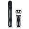 Samsung (20mm, M/L) Extreme Sport Band for Samsung Galaxy Watch4 - White/Black