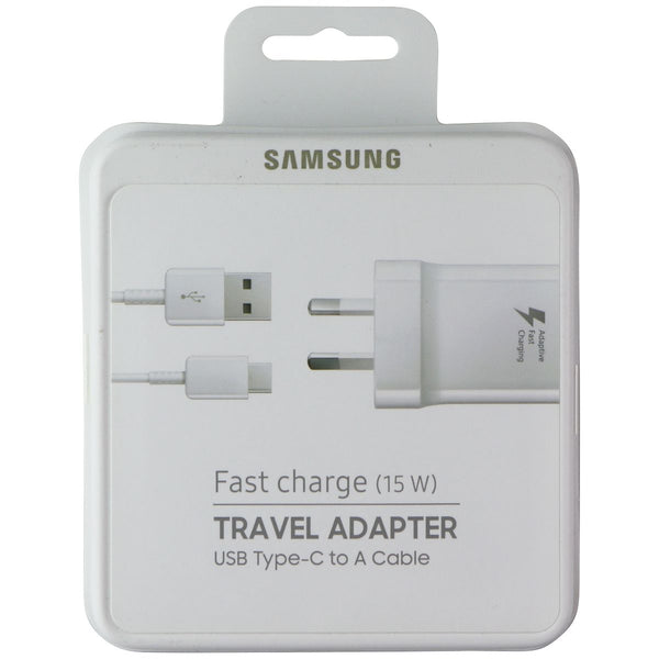 Samsung (15W) Fast Charge Travel Adapter + USB-C to USB-A Cable - White (AU)