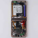 Repair Part SVC Case ASSM Front+Batt for Galaxy Z Flip4  - GH82-32908C - Purple