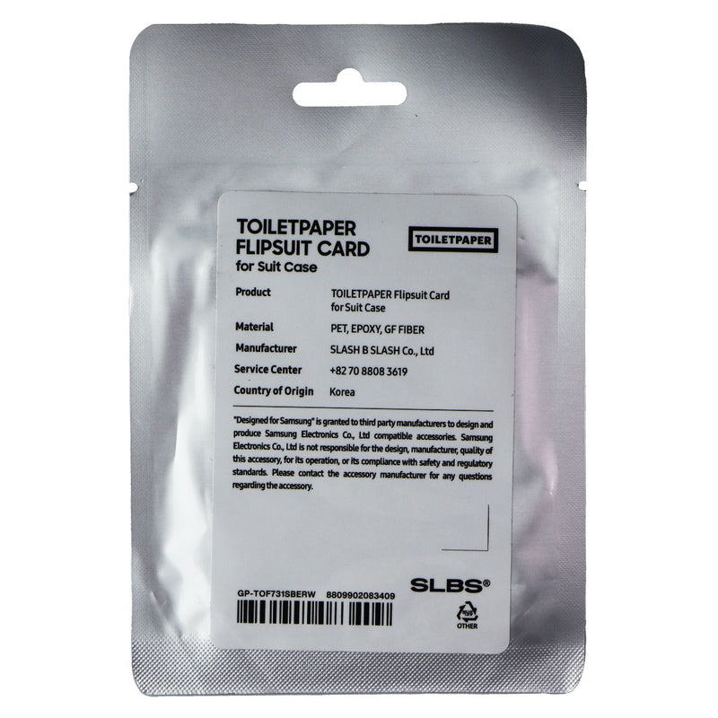 TOILETPAPER Flipsuit Card for Galaxy Z Flip5 Flipsuit Case - Roses with Eyes