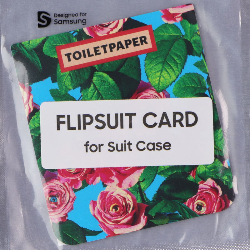TOILETPAPER Flipsuit Card for Galaxy Z Flip5 Flipsuit Case - Roses with Eyes
