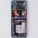 Repair Part SVC Case ASSM Front+Batt for Galaxy Z Flip4 - GH82-32908D - Blue