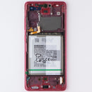 Repair Part SVC LCD Assembly Octa Kit (E/ZR) for Galaxy S20 FE 5G (G781V) Red