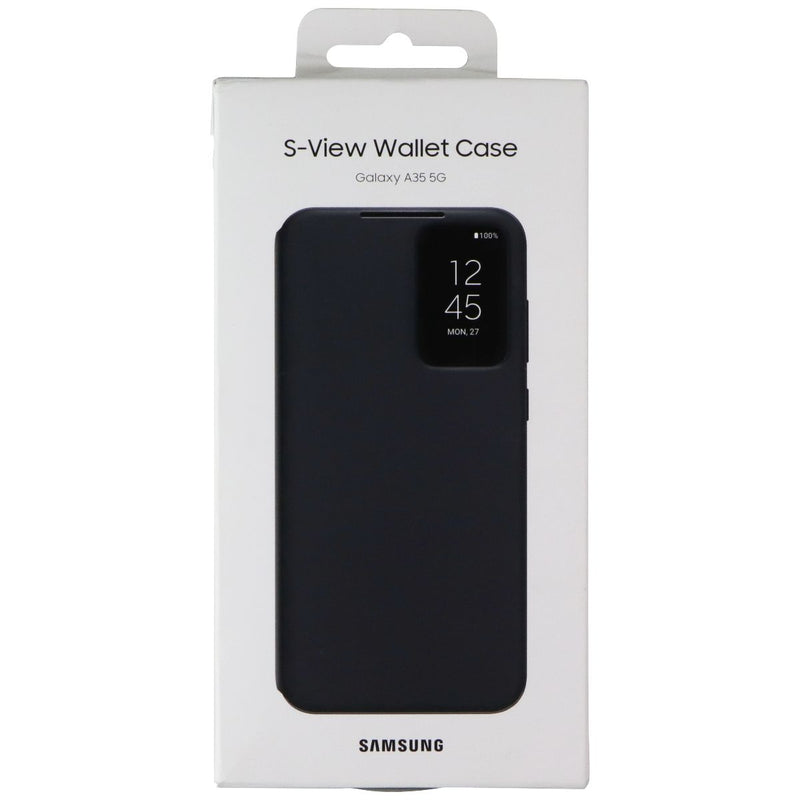 Samsung S-View Wallet Case for Galaxy A35 5G - Black