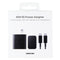 Samsung (45W) PD USB-C Power Adapter with USB-C to USB-C Cable - Black