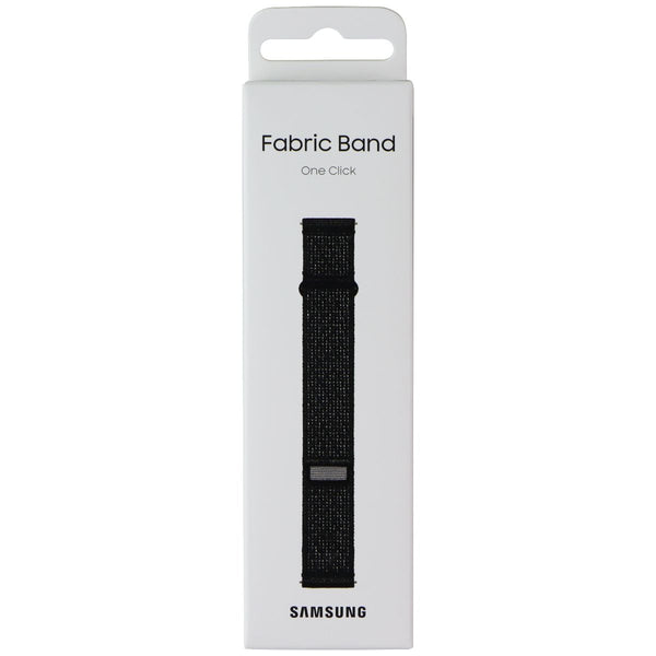 Samsung One Click Fabric Band for Galaxy Watch 6/5/4 - Black (20mm, S/M) Slim
