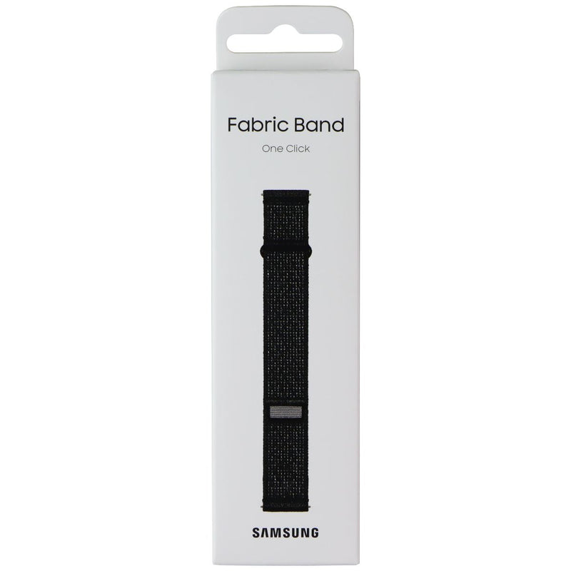 Samsung One Click Fabric Band for Galaxy Watch 6/5/4 - Black (20mm, S/M) Slim