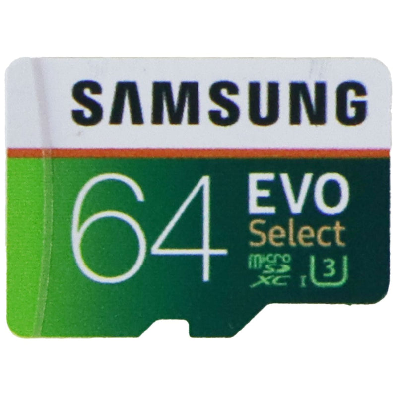 Samsung (MB-ME64GA/AM) 64GB 100MB/s Evo Select (U3) MicroSDXC UHS-I Card