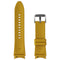 Samsung Hybrid Leather Silicone Band for Galaxy Watch (20mm) - Mustard (S/M)