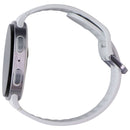 Samsung Galaxy Watch8 (44mm) LTE Unlocked (SM-L335U) - Silver/White Sport Band