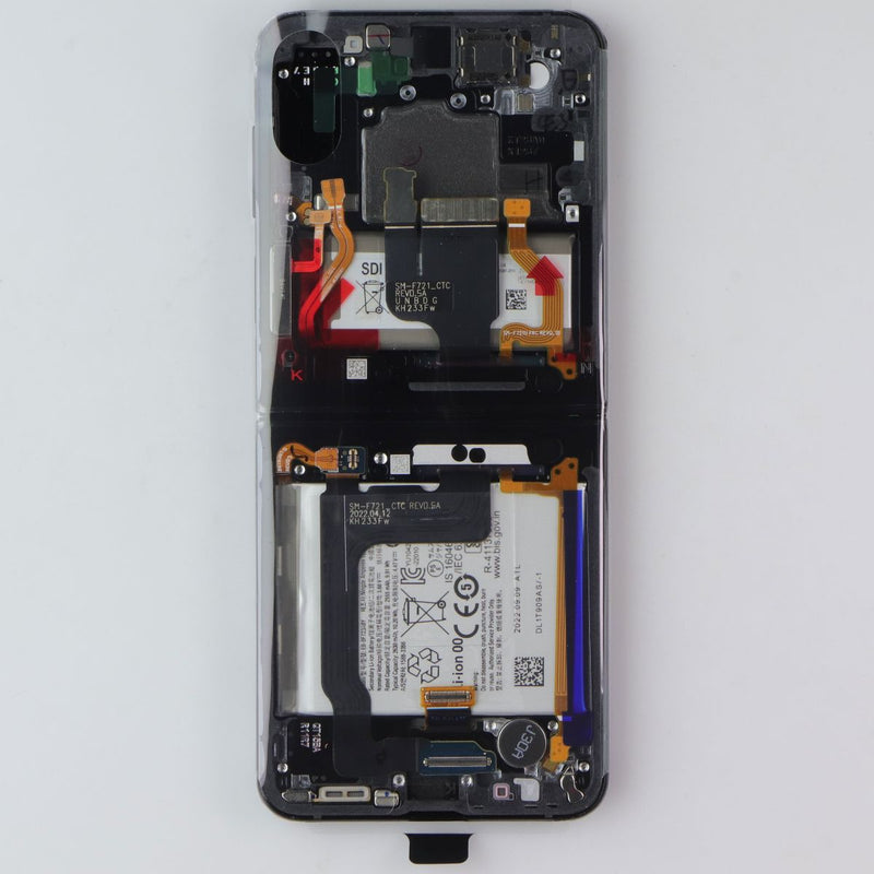 Repair Part SVC LCD Assembly (E/ZK/PF) Frame for Galaxy Z Flip4 (F721) Graphite