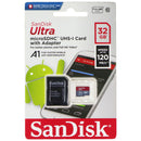 SanDisk ULTRA 32GB 120MB/s MicroSDHC UHS-I Card with Adapter