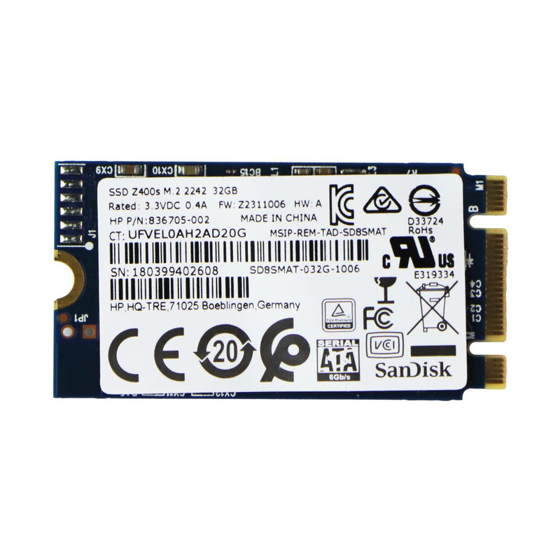 SanDisk (32GB) Z400s M.2 2242 SSD (SD8SMAT-032G-1006)