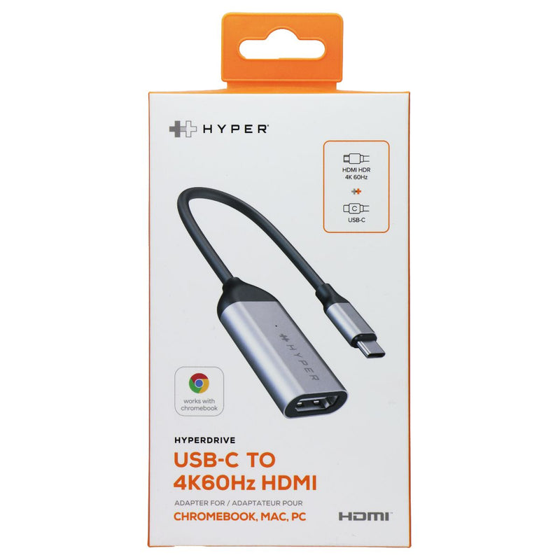 Sanho HyperDrive USB-C to 4K 60Hz HDMI Adapter - Silver / Gray