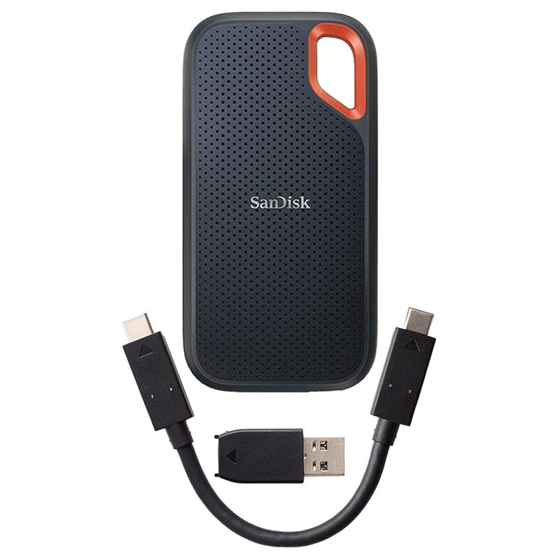 SanDisk (1TB) Extreme Portable External SSD w/ USB-C Port - Gray/Orange