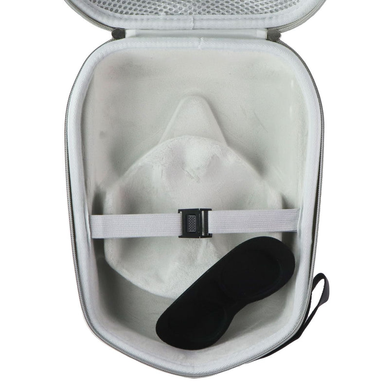 Sarlar Hard Carrying Case for Meta Quest/Oculus Quest/Vision Pro VRs - Gray Wool