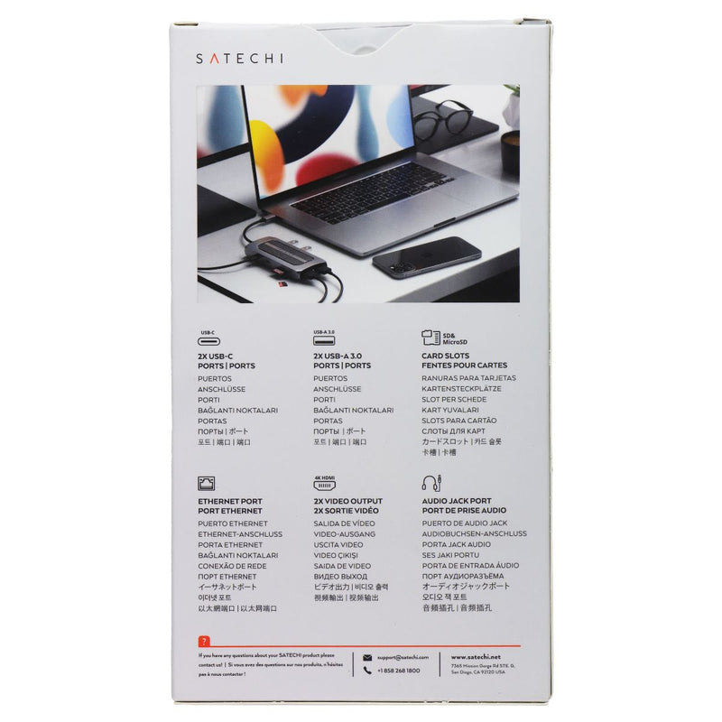 Satechi USB-C Multiport MX Adapter - Space Gray