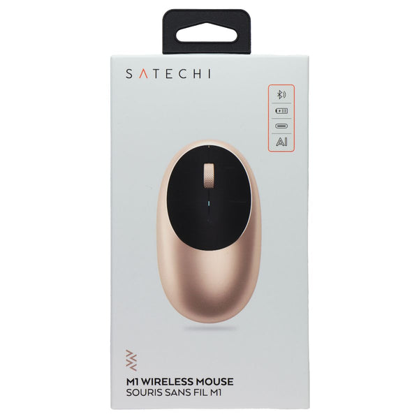 SATECHI M1 Bluetooth Wireless Mouse with Rechargeable Type C Port - Gold