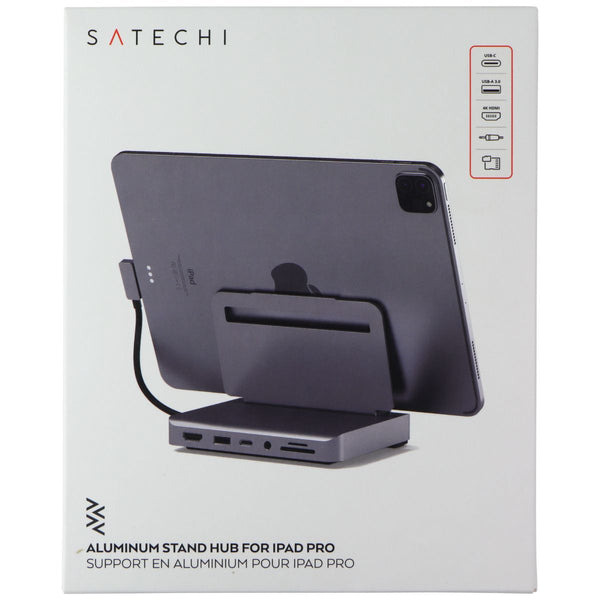 Satechi Aluminum Stand & Hub for iPad Pro 12.9 M4 / MacBook 16 2024 & More